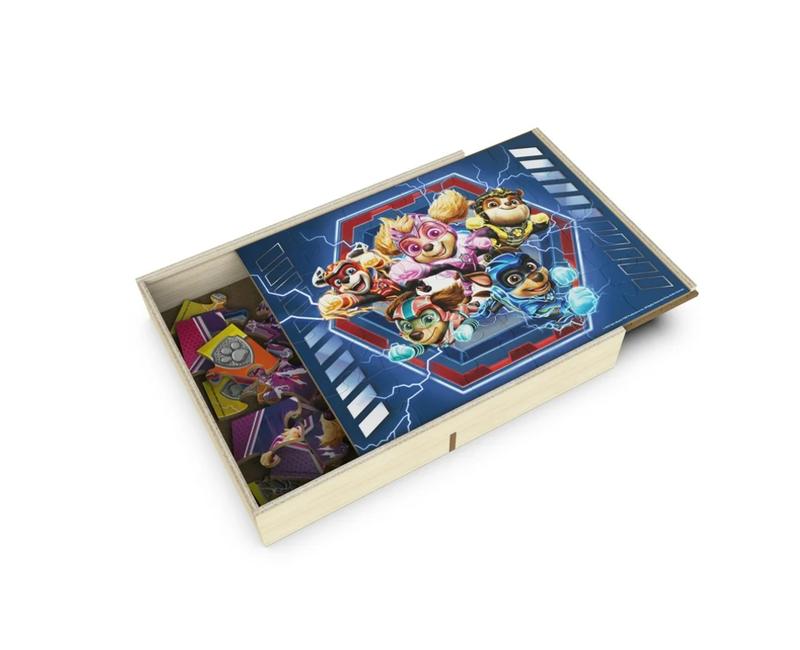 PAW Patrol: The Mighty Movie, 5 Wood Puzzles 24pc 8pc for Ages 4+