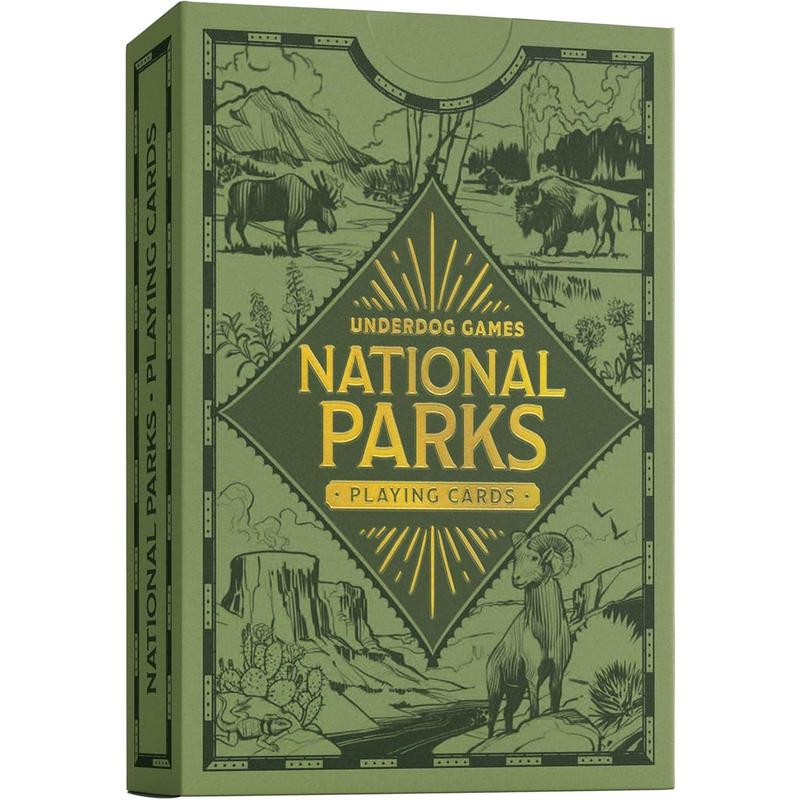 Underdog Games National Park Playing Cards | 52 Pieces of Stunning Art | Unique Park for Every Card