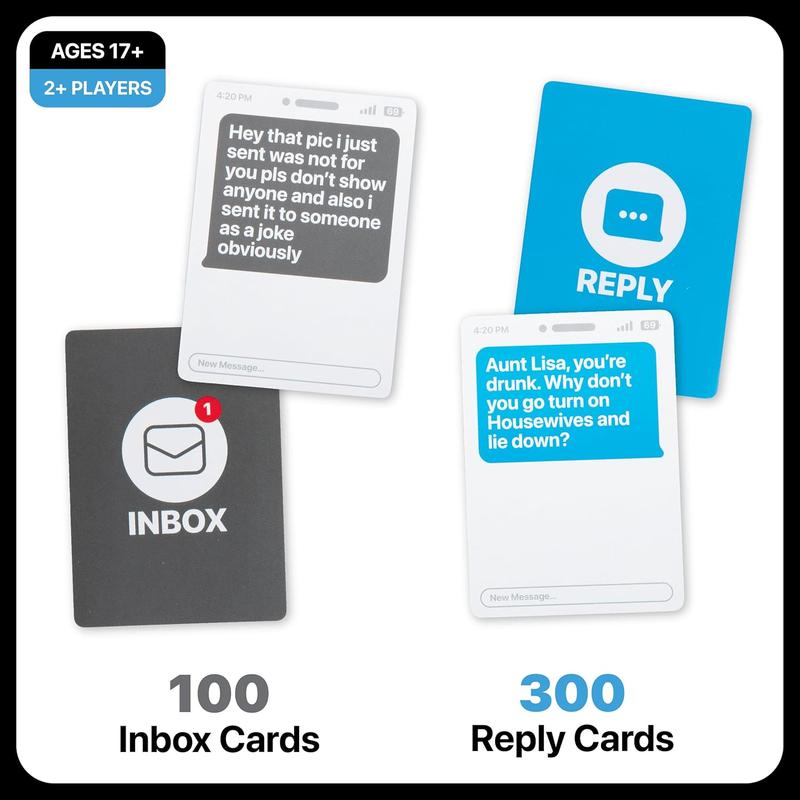 WHAT DO YOU MEME? New Phone, Who Dis? - The 100% Offline Text Messaging Party Game - Board Games for Adults, Fun Games by Relatable