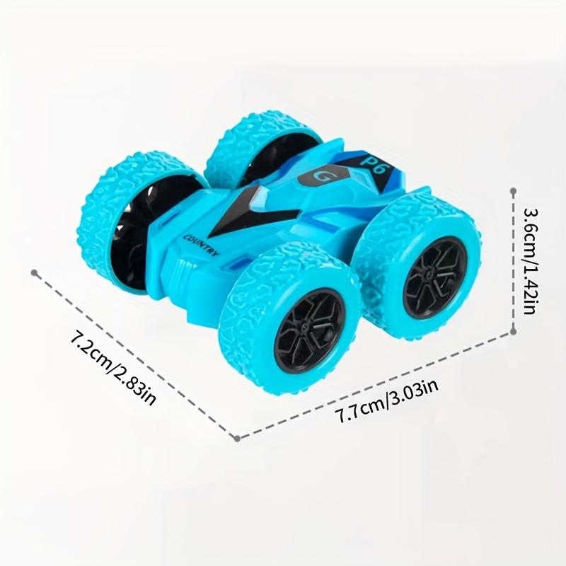 4pcs 2pcs 1pc Double-sided Inertial Stunt Tumbling Toy Car Boys And Girls Toys, As Halloween Gift