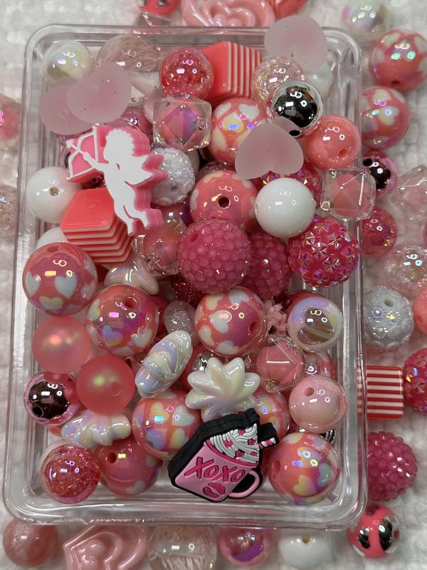 Custom Bead Mix made with top quality acrylic assorted beads diy craft supply