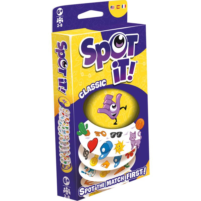 Spot It! | Asmodee USA | Card Game | Family Matching Game for All Ages