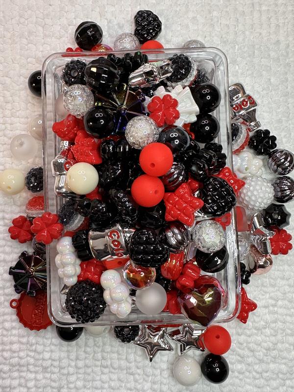 Custom Bead Mix made with top quality acrylic assorted beads diy craft supply