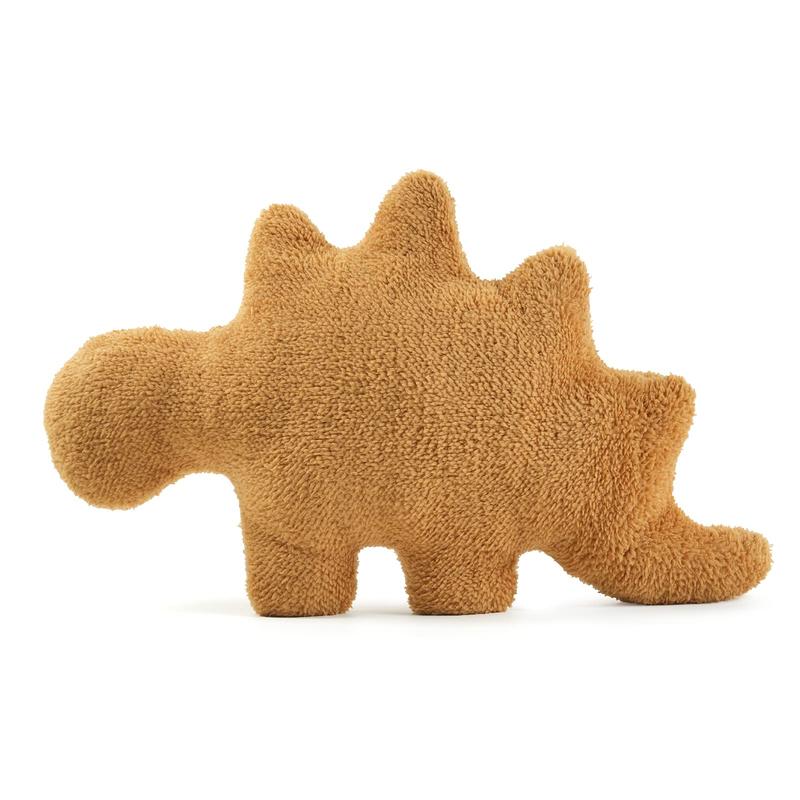 Dino Chicken Nugget Pillow, 13Inches Upgraded Ultra Soft Dinosaur Plush, Nugget Shaped Room Decor for Kids, Adults, Dino Lovers, Dinosaur Themed Party Decorations