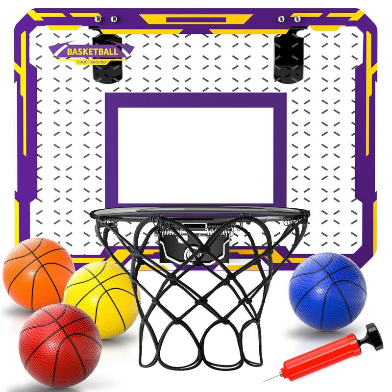 Mini Basketball Hoop, Indoor Basketball Hoop With Lighted Electronic Scoreboard And 4 Balls, Indoor Toy Christmas Gifts