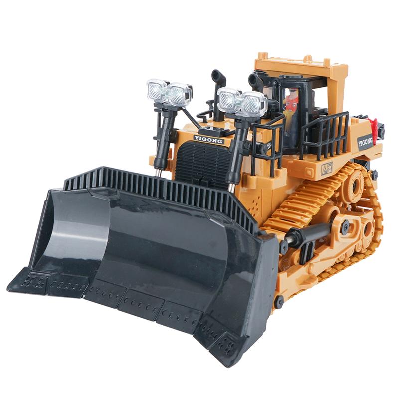 Summer GIFT1:20 RC Excavator Bulldozer Remote Control Dump Truck with Light Sound Programmable Engineering Children's Car Toy for Kids Gift excavator