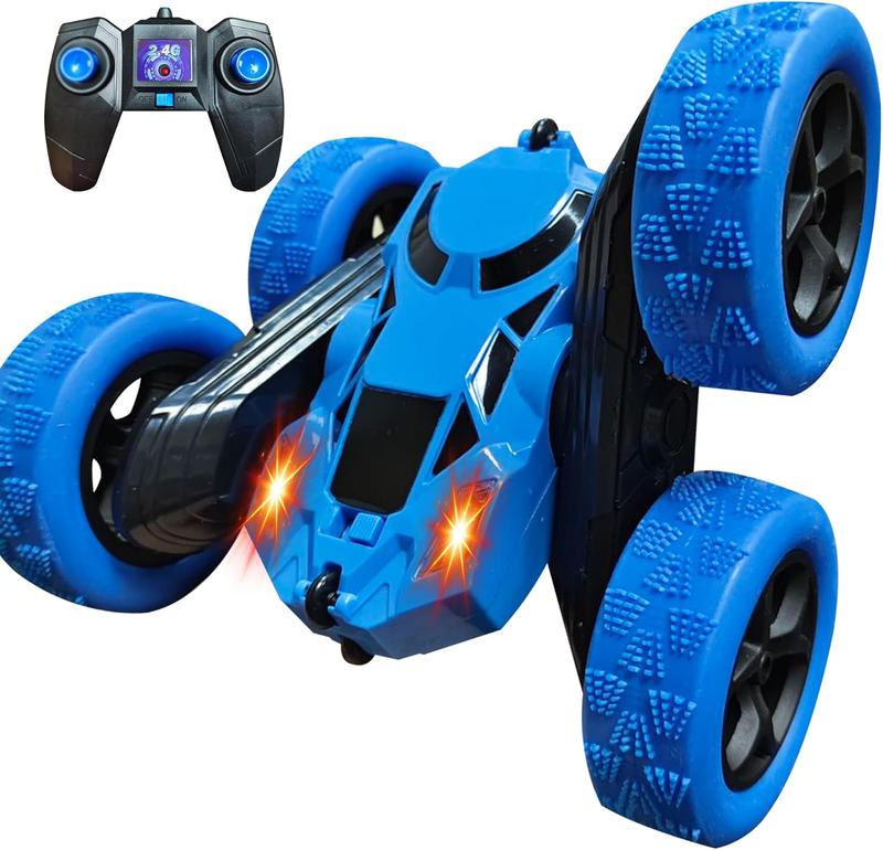 Remote Control Car Stunt RC Cars, 2.4 GHz 4WD RC Vehicle Toy Off-Road Remote Control Car, Double-Sided Driving 360-degree Flips Rotating, Best Gift for Kids and Teens remote  car