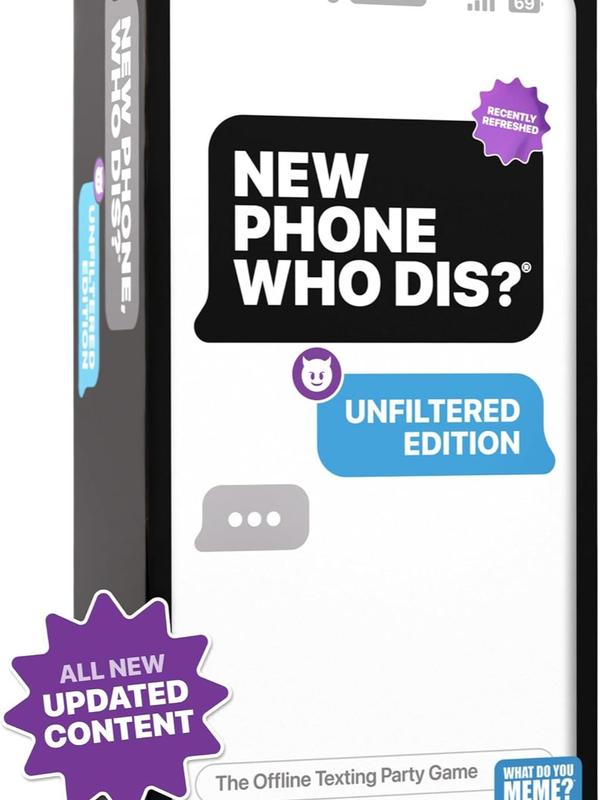 WHAT DO YOU MEME? New Phone, Who Dis? - The 100% Offline Text Messaging Party Game - Board Games for Adults, Fun Games by Relatable