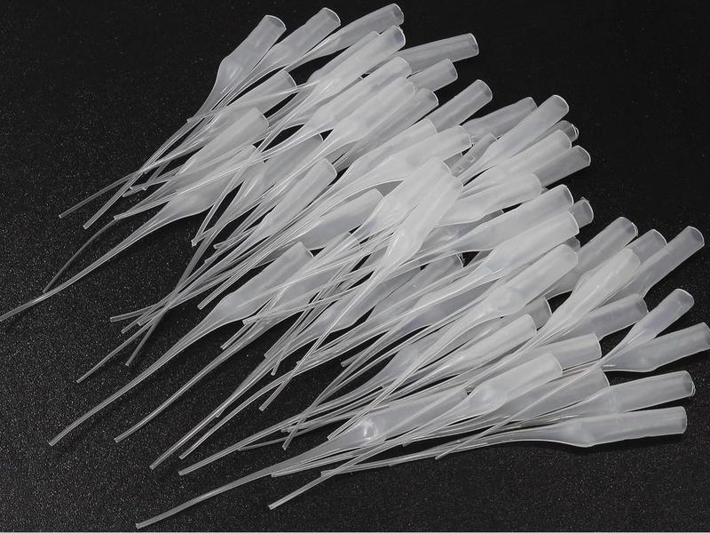 200Pcs Micro CA Glue Tips, Precision CA Applicator Tips Glue Tip Extender for DIY