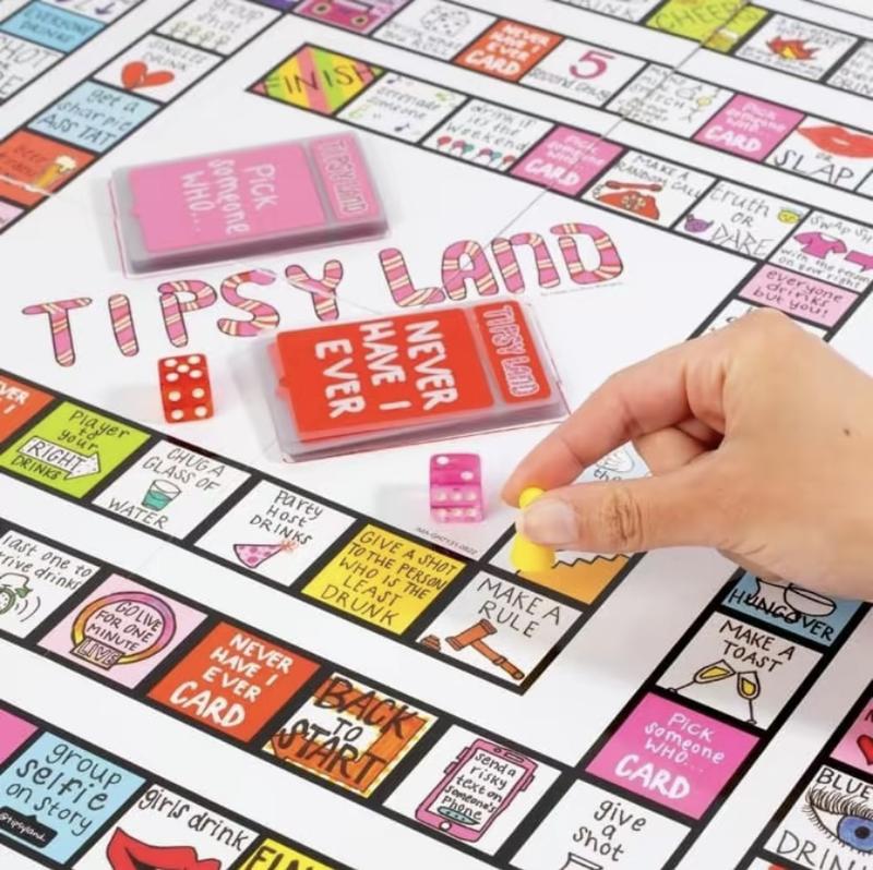 [2024 Newest] Tipsyland Drinking Board Game for Adults, Party Funny Drinking Games, Interactive Drinking Board Games for Adults, Party Drinking Games