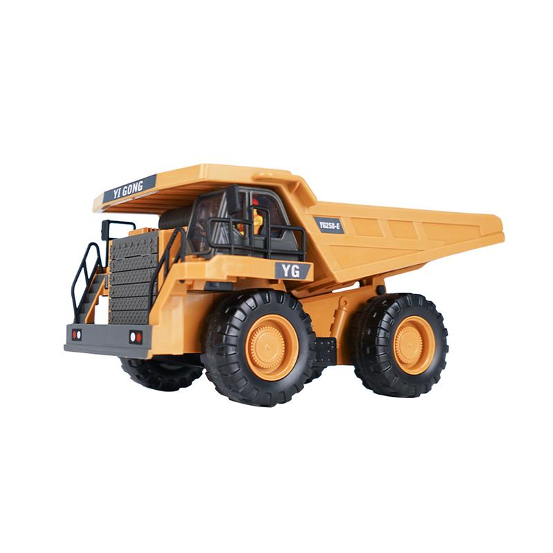 Summer GIFT1:20 RC Excavator Bulldozer Remote Control Dump Truck with Light Sound Programmable Engineering Children's Car Toy for Kids Gift excavator