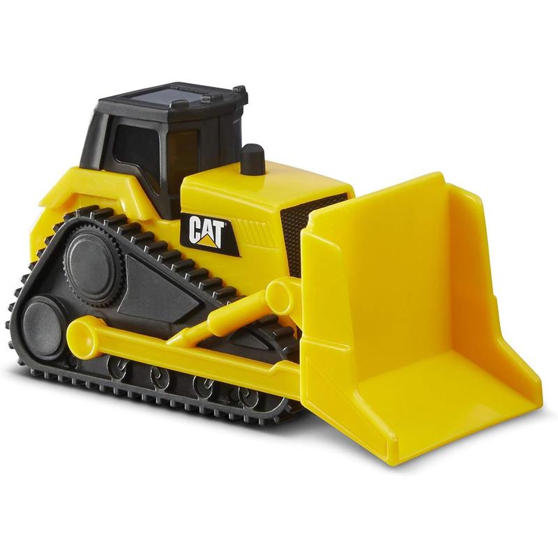 CAT Construction Toys, Little Machines 5pk Truck Toy Set, Includes Dump Truck, Front Loader, Bulldozer, Backhoe, and Excavator Vehicles with Moving Parts, Ages 3+