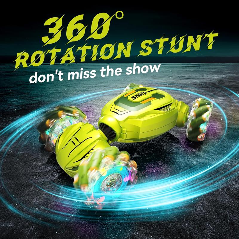 Remote Control Car - Gesture Sensing Stunt 2.4GHz 360? Rotating 4WD Transform RC Car, Brithday Gift for Boys Girls 4 5 6 7 8 9 10, Car Toys for 6+ Year Old