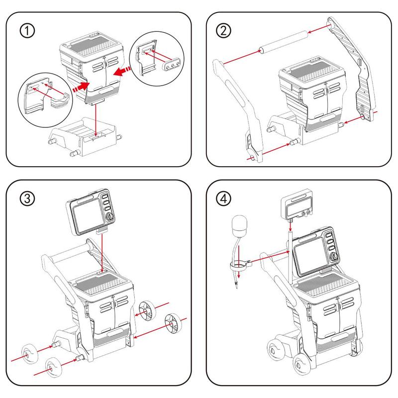 Doctor Toy, Medical Handcart Toy with 29 Accessories, Pretend Play Toy with Sound & Light, Pretend Play