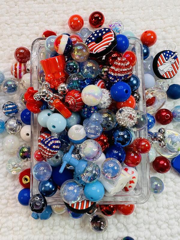 Custom Bead Mix made with top quality acrylic assorted beads diy craft supply