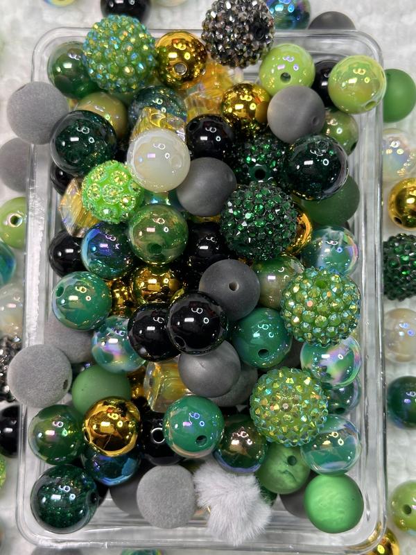 Custom Bead Mix made with top quality acrylic assorted beads diy craft supply