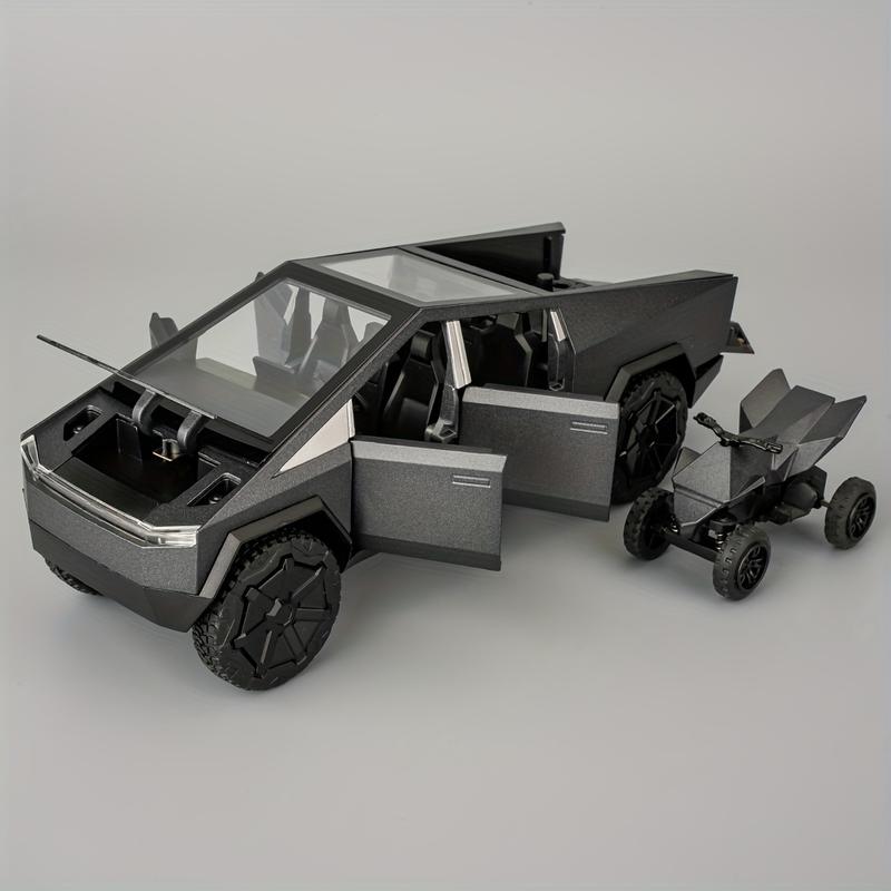 1:32 Scale Tesla Cybertruck Alloy Toy Model Car - with engaging music and lights, and an exciting pullback mechanism - The perfect car collectible