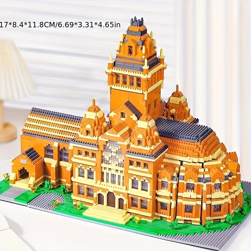 3500 + PCs Super Stunning Harvard University Building Particle Building Blocks Assembly Toys