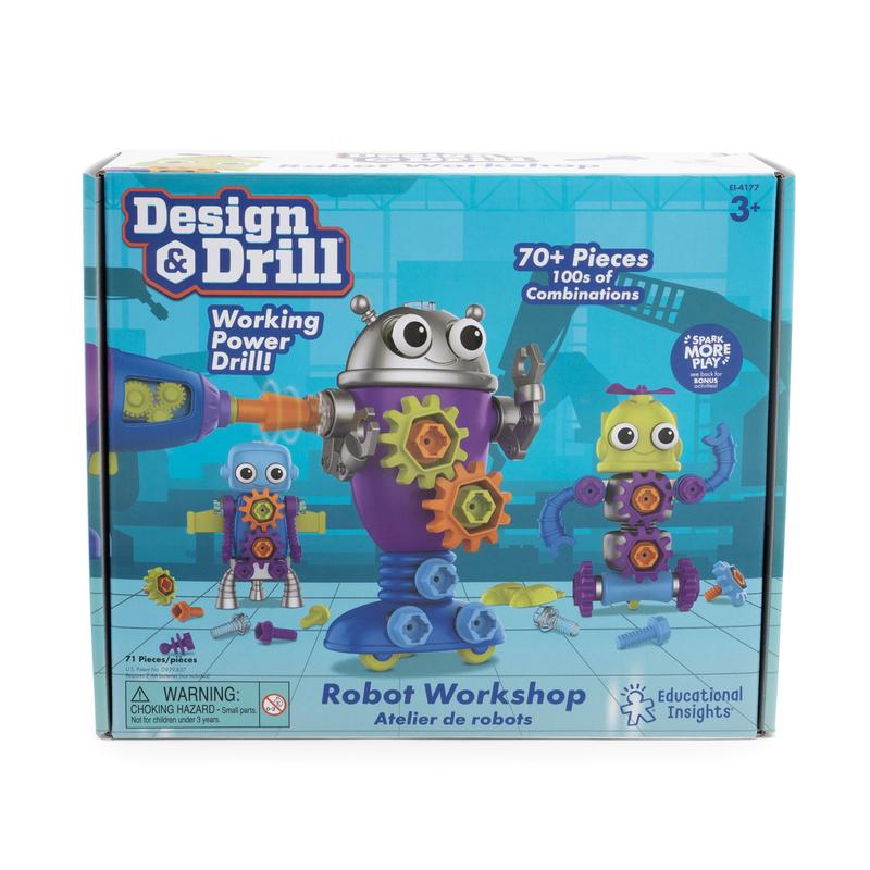 Educational Insights Design & Drill Robot Workshop, ages 3+