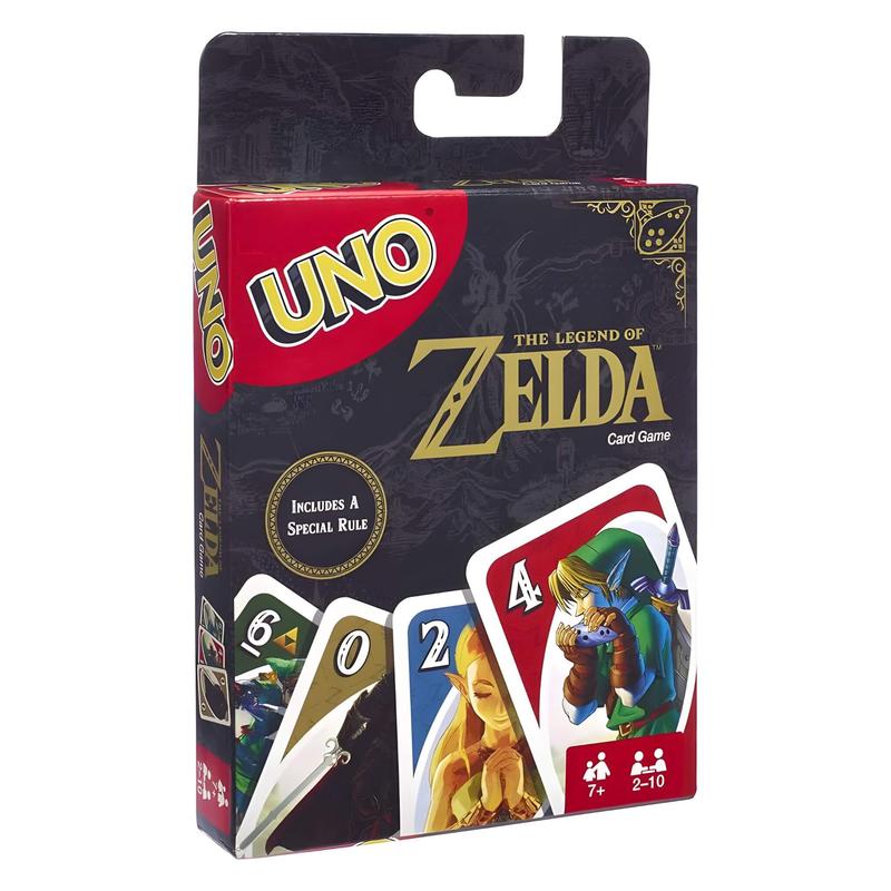 Mattel UNO The Legend of Zelda Card Game for Family Night | Gift for Zelda Fans