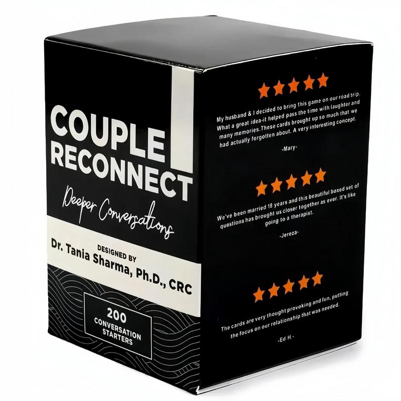 Couple Reconnect Conversation Card Game, 1 Box 200 Themed Conversation Card Game, Creative Small Gift, Holiday Accessory, Birthday Party Supplies