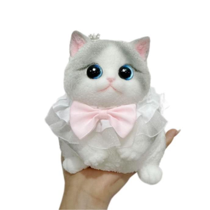 Handmade Kitten Decompression Toy Set for Stress Relief - Ideal Gift for Family and Friends - Edible Silicone Material