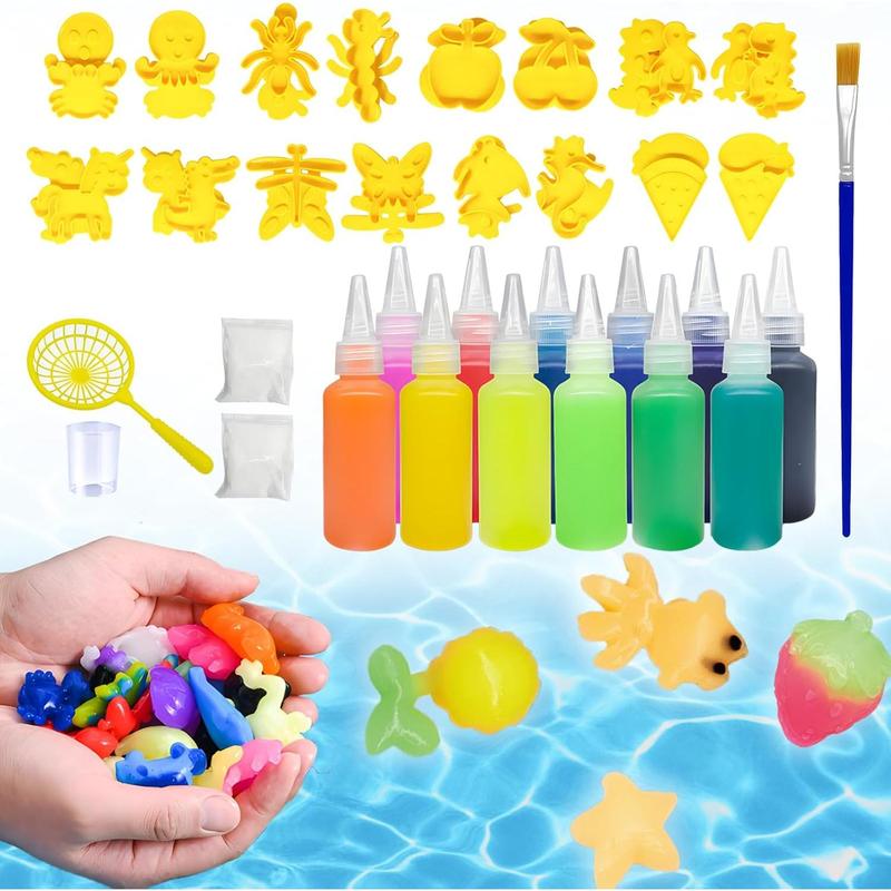 Handmade Aqua Fairy Water Animal Set - Magic Water Elf Creation Kit for Kids, Educational Toy for Imaginative and Creative Play Magic Water Elf Toy Kit diy Magic Water