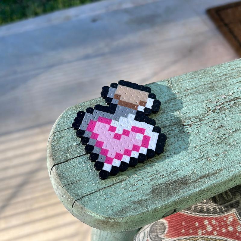 Love Heart Potion from Perler Beads