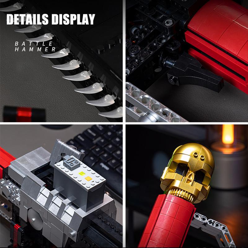 BARWEER-Creative Technology chain saw sword Building Block Model Brick Toy Collection Gifts Bricks Toy For Adult And Teen Christmas Gift