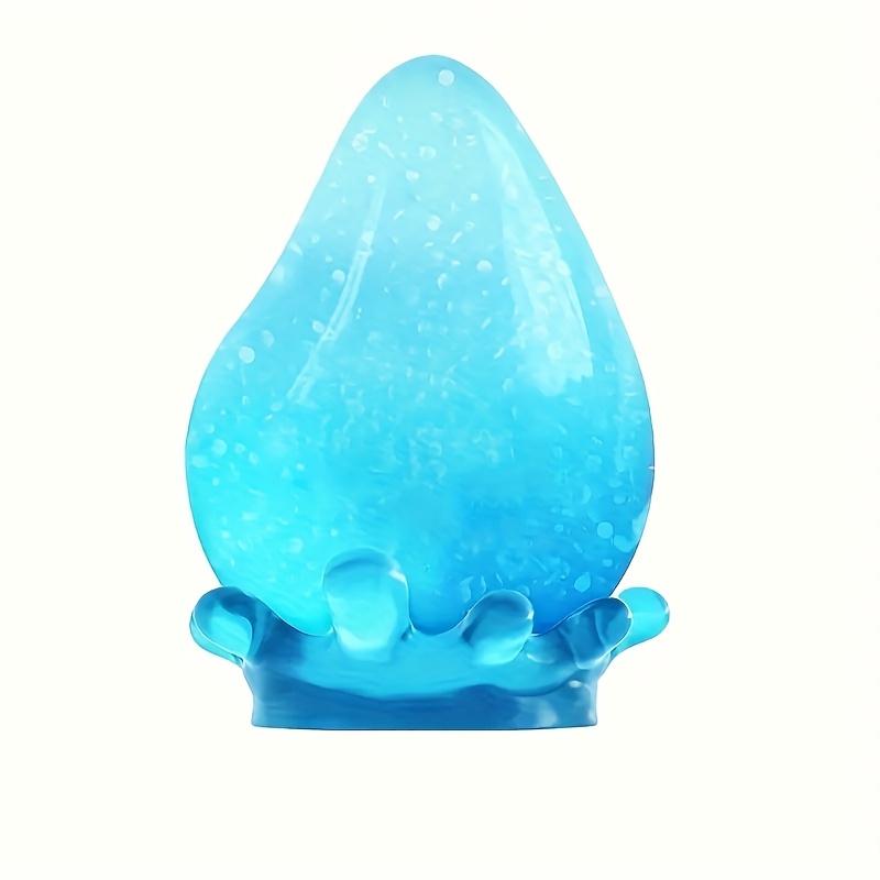 Dream Drop-Sensory Toy with a Dreamy Smooth Squeeze - Raindrop Shape in Assorted Colors Blue, Pink, and Purple - One Random Color