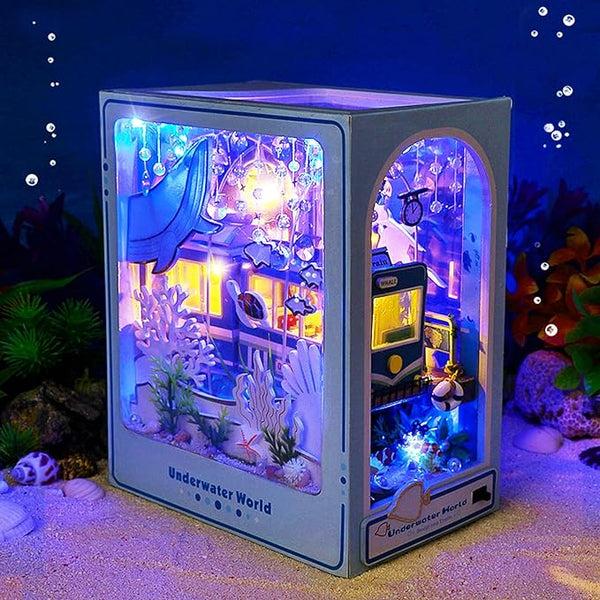 DIY Underwater World Book Nook Kit - Everything Included for Building a Stunning Ocean-Themed Decor - Perfect for Beginners and Experienced Crafters