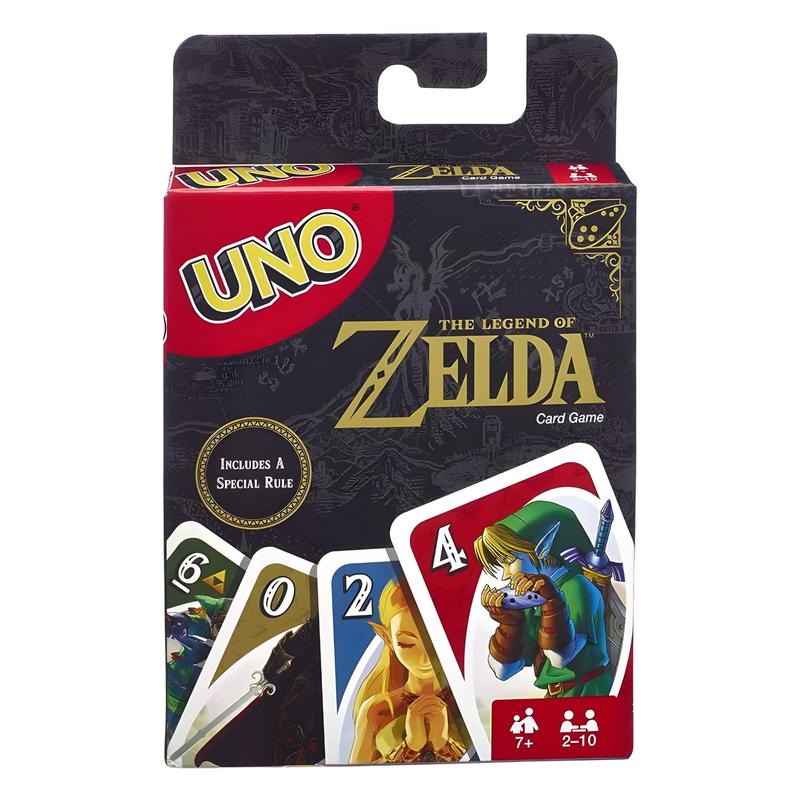 Mattel UNO The Legend of Zelda Card Game for Family Night | Gift for Zelda Fans