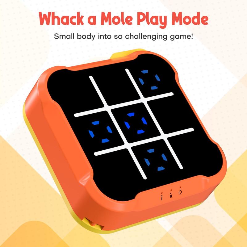 Electronic Tic Tac Toe Game Console, 2025 New Portable 3-in-1 Handheld Puzzle Game for Kids and Adults, Ideal Family Board Game for Travel and Educational Fun