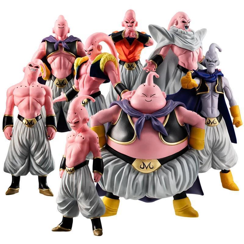 8pcs set  Anime Dragon Ball Z Super Buu Figure Majin Buu Figurine PVC