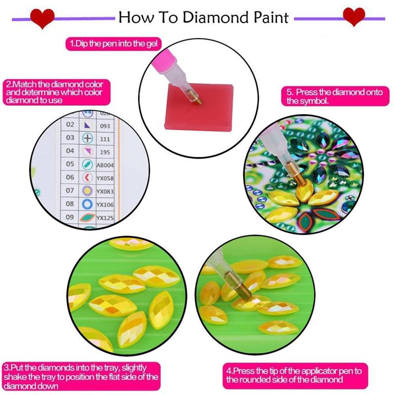 Turtle Pattern DIY Diamond Arts Colorful Painting Kit without Frame, DIY 5D Diamond Arts Colorful Painting Kit, Wall Art Decor for Home Bedroom