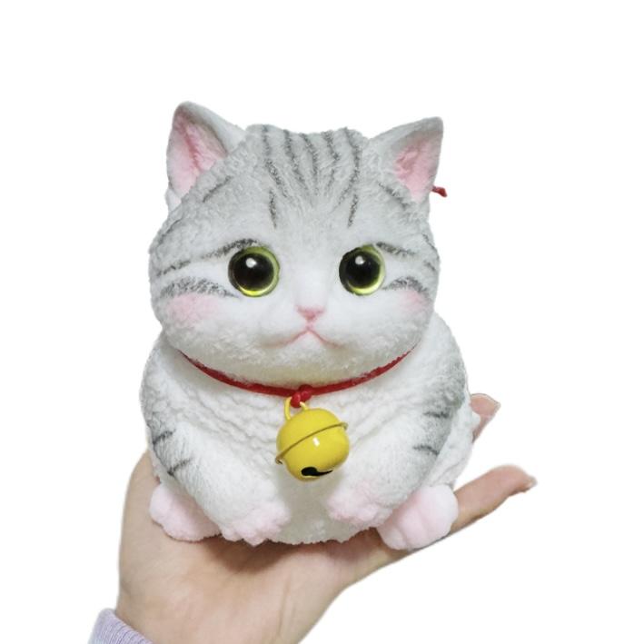 Handmade Kitten Decompression Toy Set for Stress Relief - Ideal Gift for Family and Friends - Edible Silicone Material