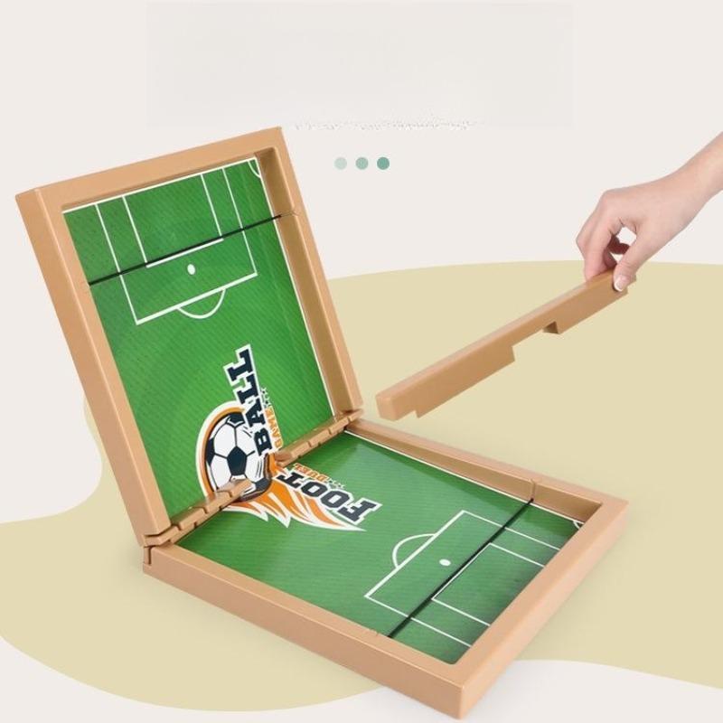 Fun Rebound Chess Game, 1 Set Ball Pattern Board Game for Two-player, Foosball Winner Board Game for Family Friends, Interaction Chess Toy for Birthday Gift