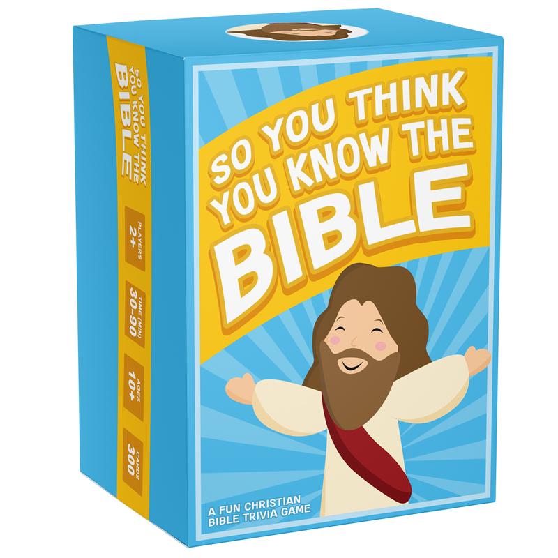 So You Think You Know The Bible - Fun & Engaging Christian Bible Trivia Game for Families, Church Groups & Bible Study | Perfect Gift for All Ages