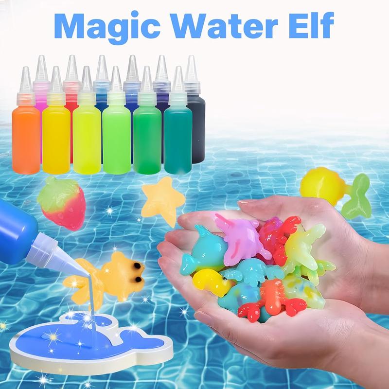 Handmade Aqua Fairy Water Animal Set - Magic Water Elf Creation Kit for Kids, Educational Toy for Imaginative and Creative Play Magic Water Elf Toy Kit diy Magic Water