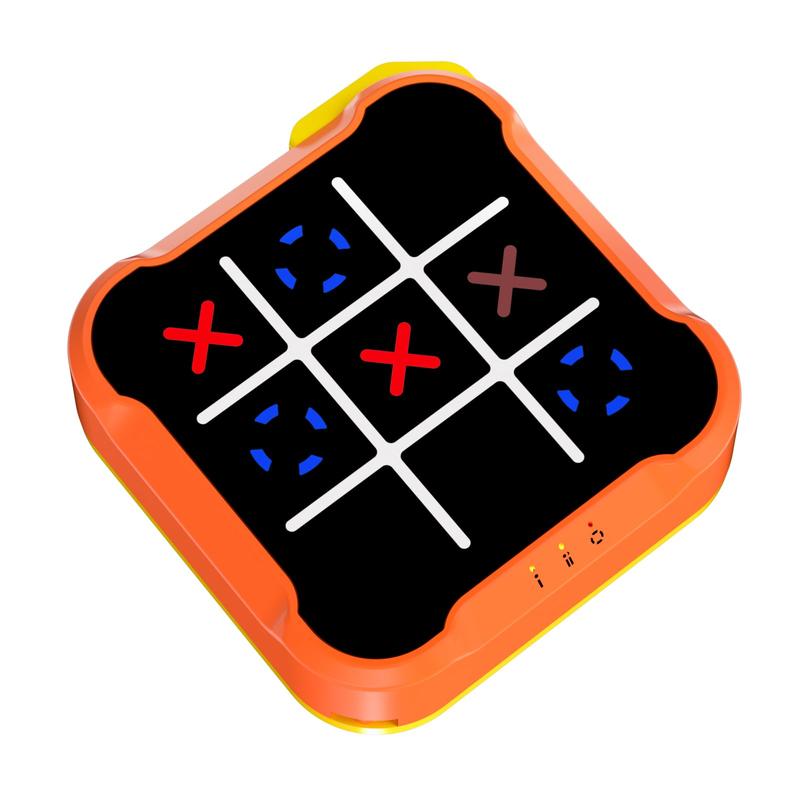 Electronic Tic Tac Toe Game Console, 2025 New Portable 3-in-1 Handheld Puzzle Game for Kids and Adults, Ideal Family Board Game for Travel and Educational Fun