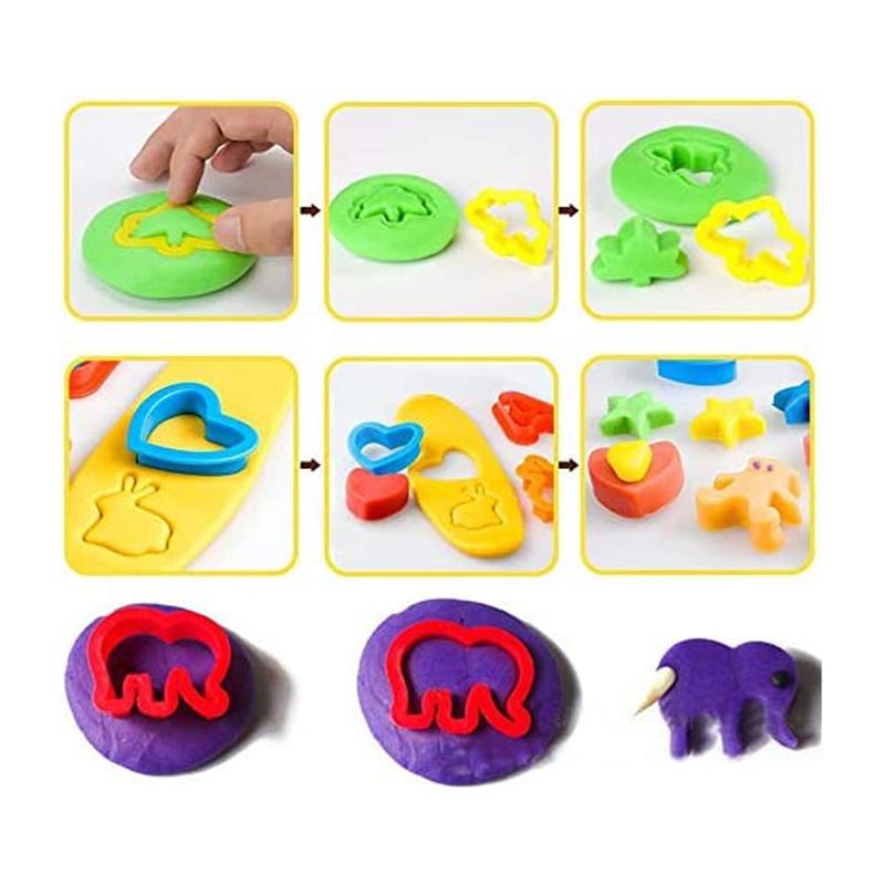 Kids Pretend Play 20Pcs Dough Tools Kit for Kids,Playdough Set for Boys & Girls 2-4 Year Old Party Favors Birthday Christmas Gifts