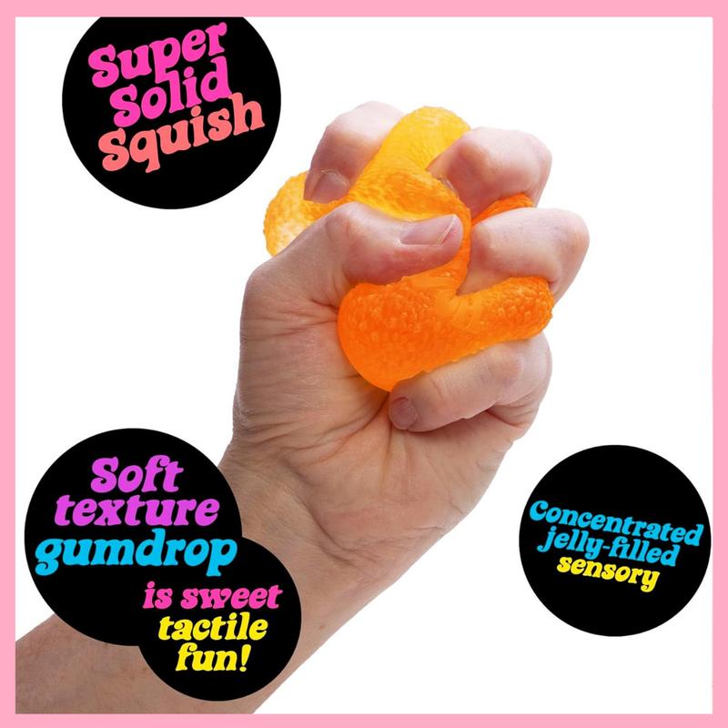 Schylling NeeDoh Gumdrop - Textured Sensory Toy with Super Solid Squish - 2.5