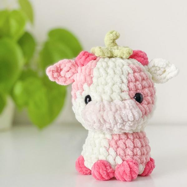 cute cow crochet gift for relatives and friends