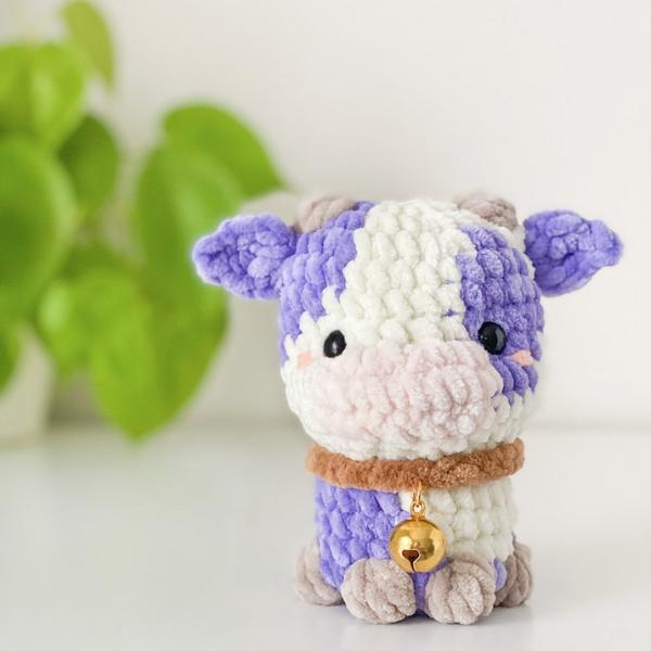 cute cow crochet gift for relatives and friends