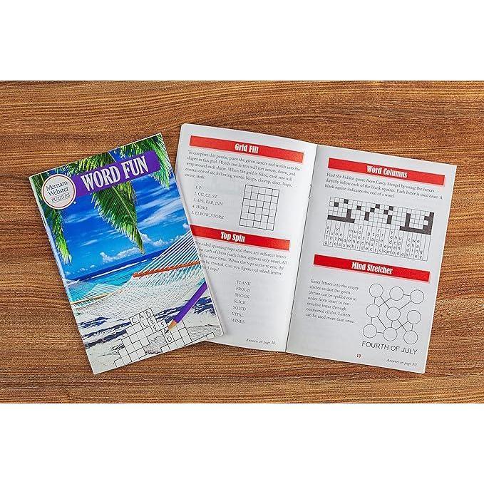 Merriam-Webster Puzzles 10 Booklet Set (Brain Games)