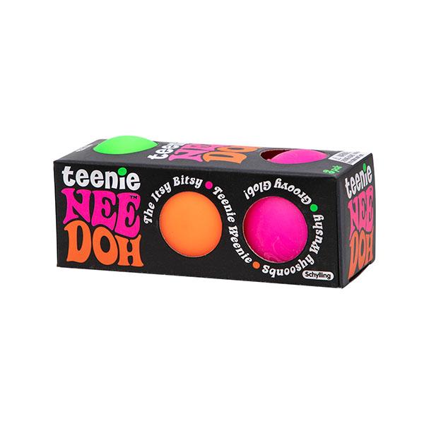 NeeDoh Tennie NeeDoh - Sensory Fidget Toy - 3 Mini Groovy Globs in Assorted Colors