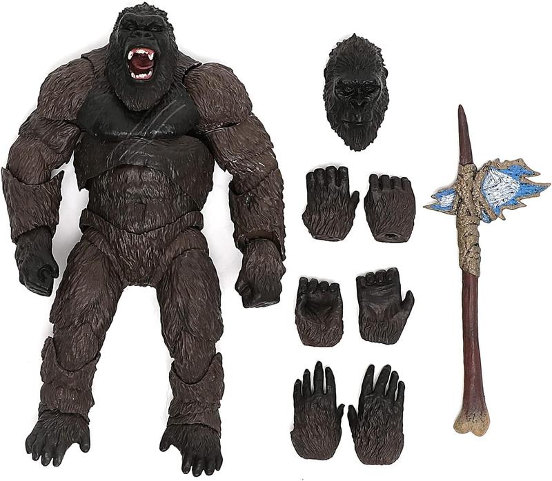 Christmas present:King Kong Action Figure  8-inch Black  - With Multiple Movable Moints - Is the best holiday gift