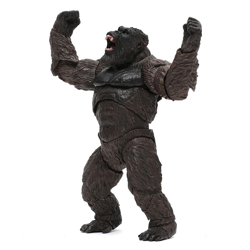 Christmas present:King Kong Action Figure  8-inch Black  - With Multiple Movable Moints - Is the best holiday gift