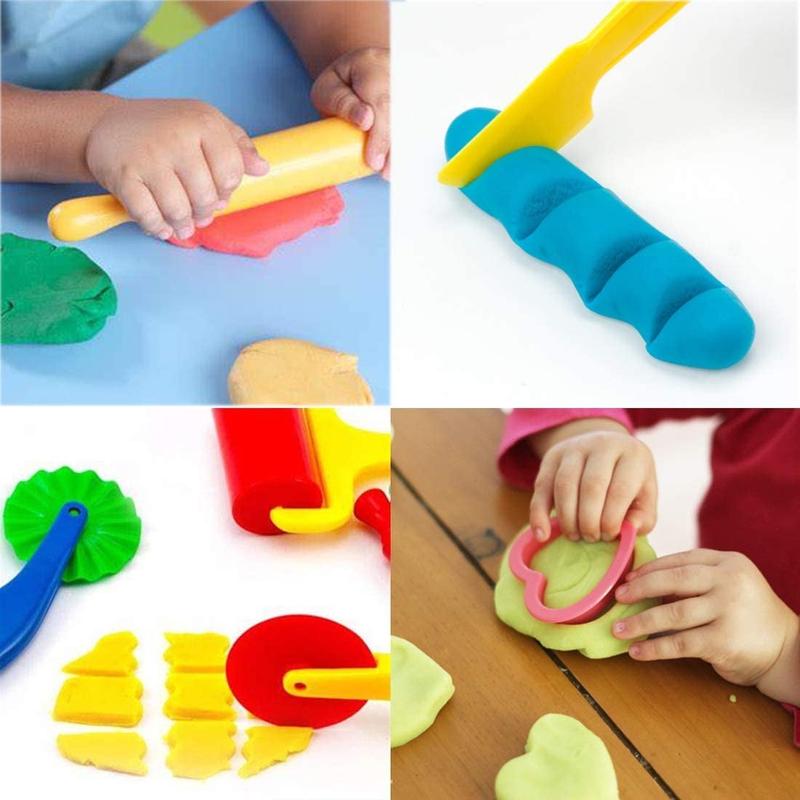 Kids Pretend Play 20Pcs Dough Tools Kit for Kids,Playdough Set for Boys & Girls 2-4 Year Old Party Favors Birthday Christmas Gifts