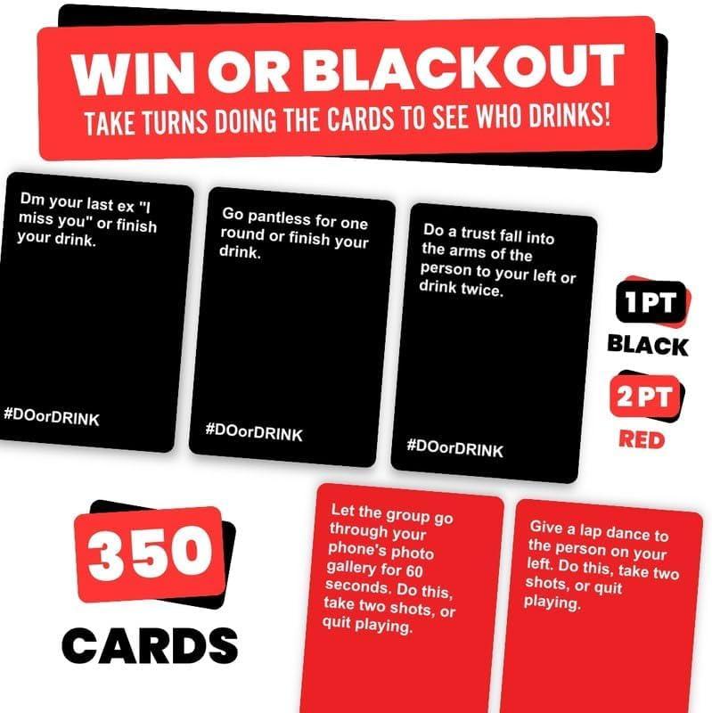 Do or Drink Party Card Game – Fun Challenges and Dares for Adults, Perfect for Unforgettable Nights and Laughter-Filled Gatherings